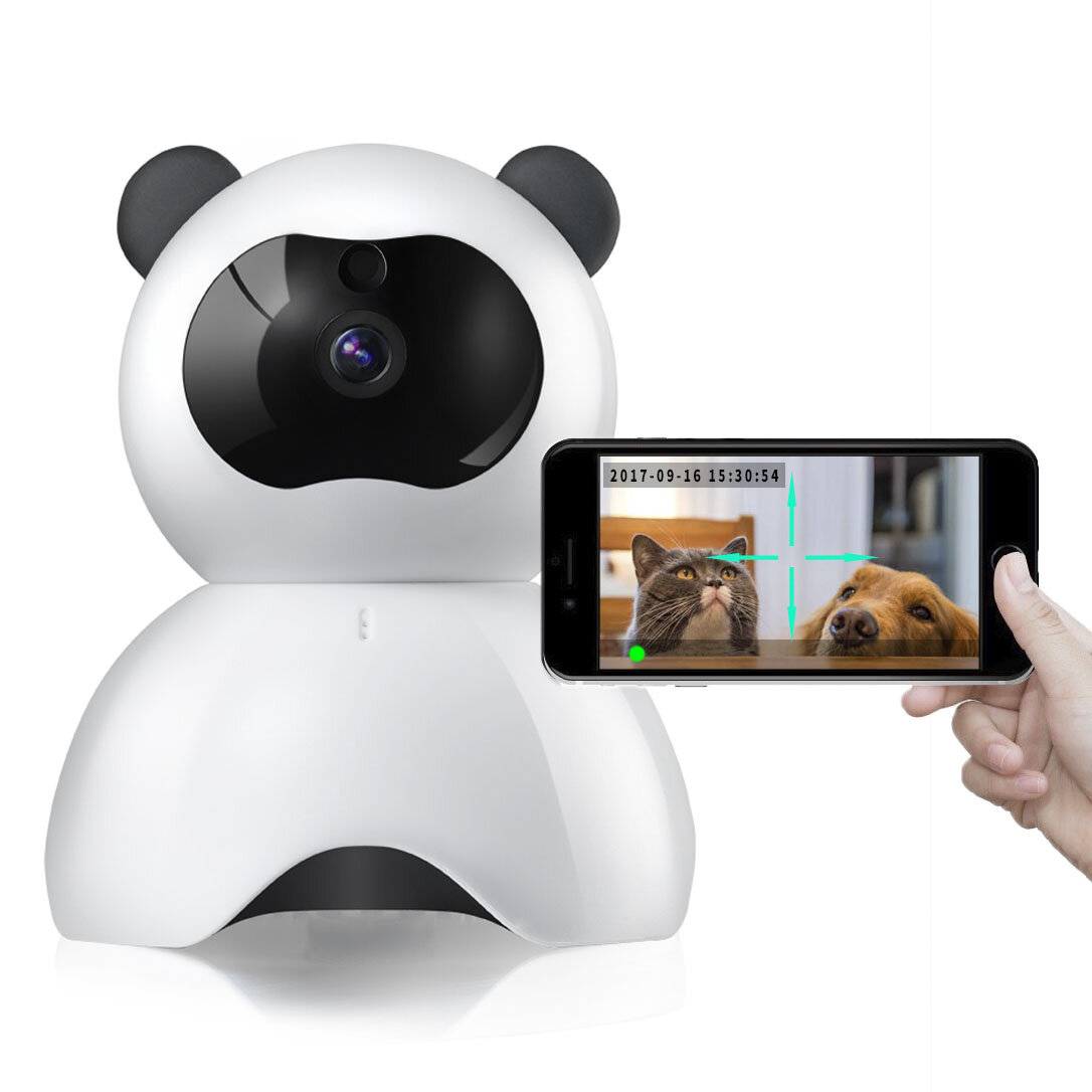 Image of 1080p Pet Monitor High Definition WIFI Kamera Cam Monitor Remote Dog Monitor Hervorragender Nachtsicht-Bewegungssensor-A