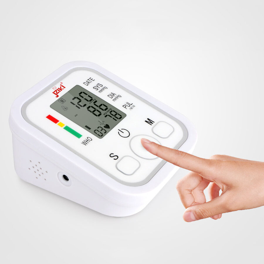 電気デジタル高精度血圧モニター脈拍心拍数メーターデバイス医療機器眼圧計BPミニ血圧計