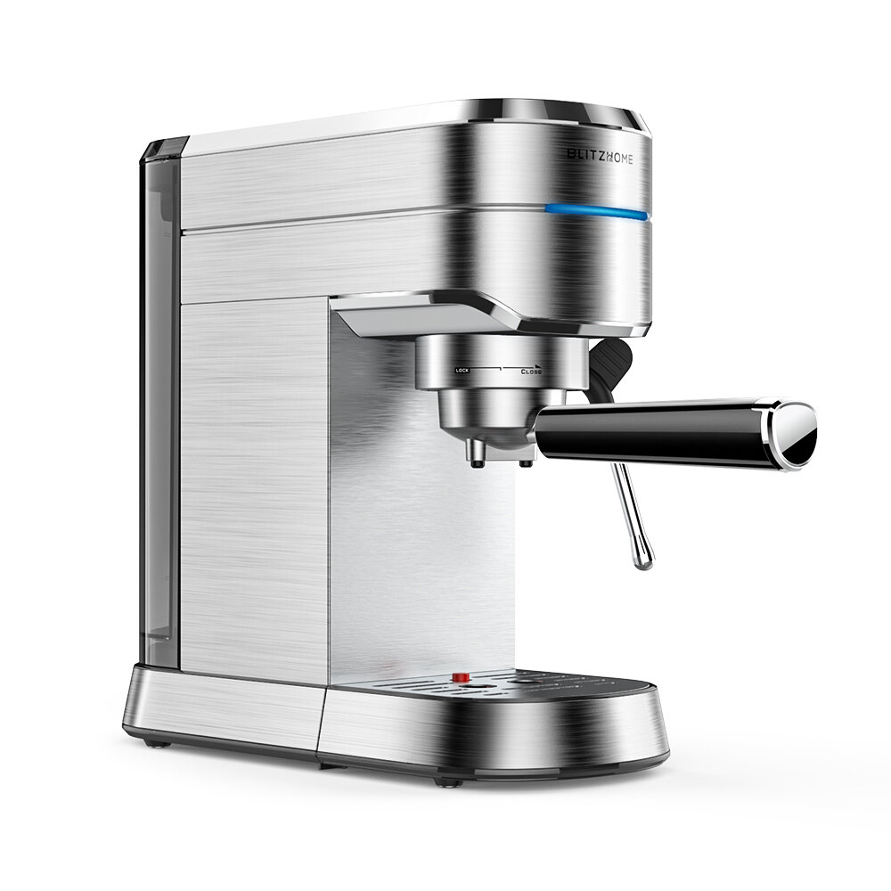 BlitzHome® BH-CM1503 Espressomachine 15 Bar 1250~1450W NTC Nauwkeurige temperatuurregeling Veilige bescherming Volledig metalen romp