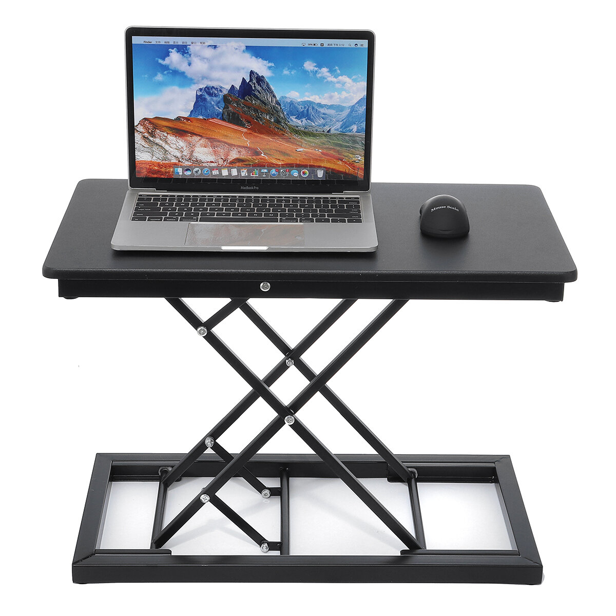 

Height Adjustable Laptop Desk Standing Mobile Raised Table Home Study Office for Notebook PC Computer Working