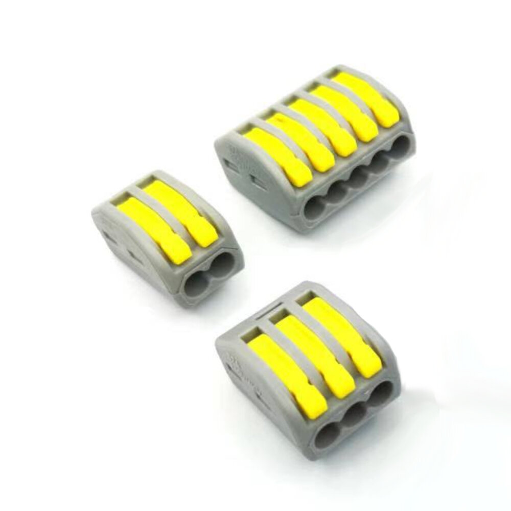10/20/60Pcs LUSTREON PCT212-213-215 Terminal Plug-in Electrical Connector Wire Connector Fast Power 