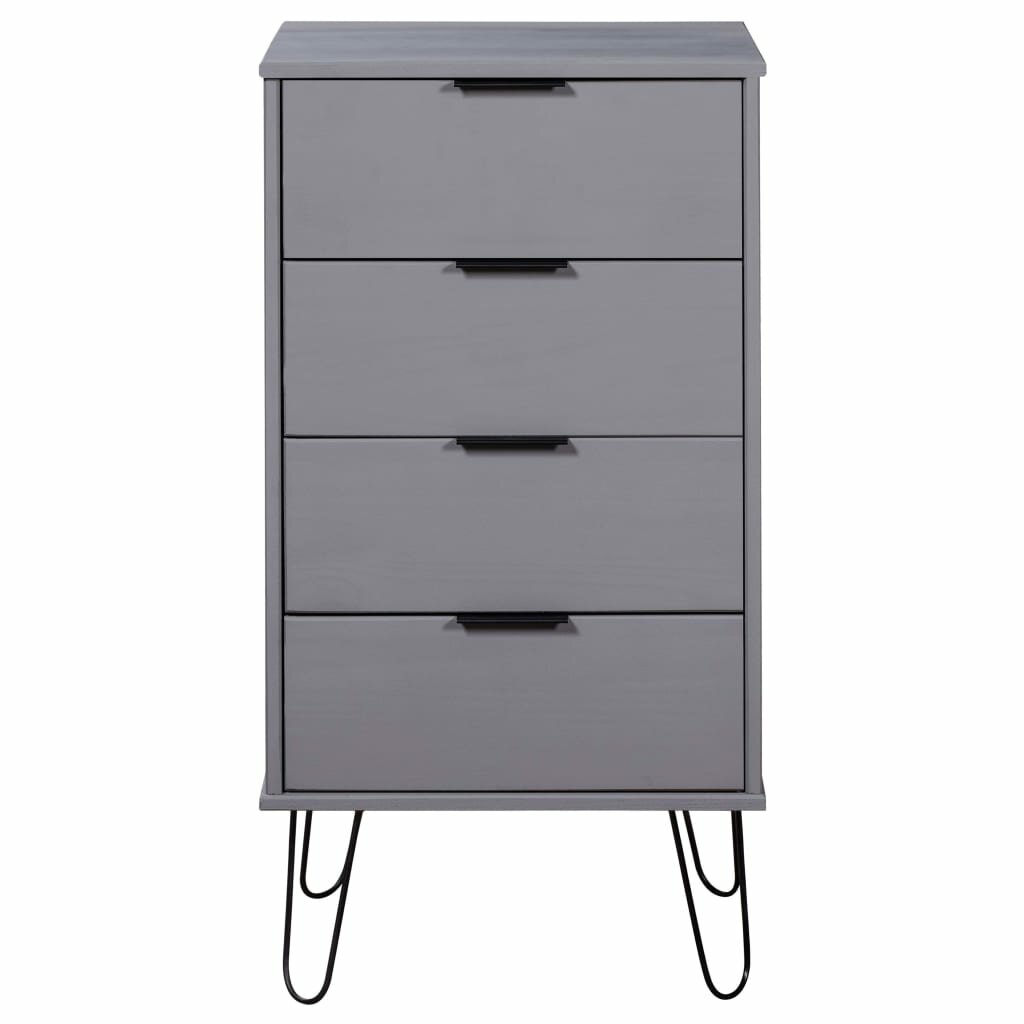 Drawer Cabinet Gray 17.7