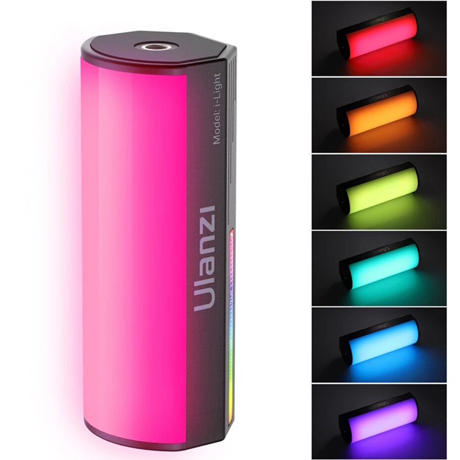 Ulanzi i-Light Handheld RGB Light Stick Portable Led Video Lamp Tube 2500-9000K with Magnetic for Yo