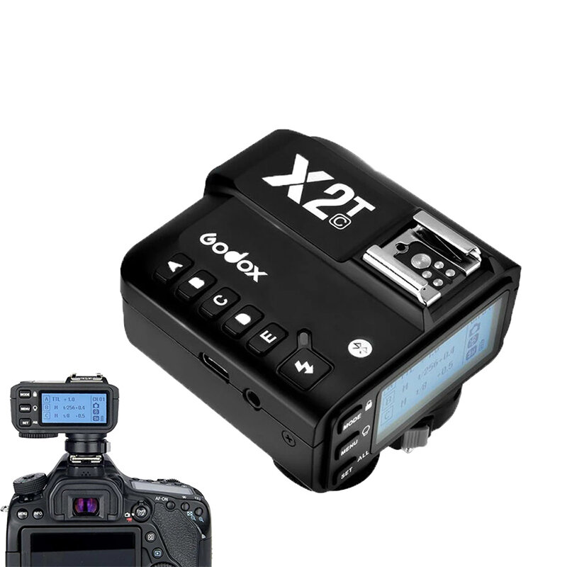 Godox X2T-C X2T-N X2T-S X2T-F X2T-O 2.4G TTL HSS Zender Draadloze Flash Trigger voor Canon voor Niko