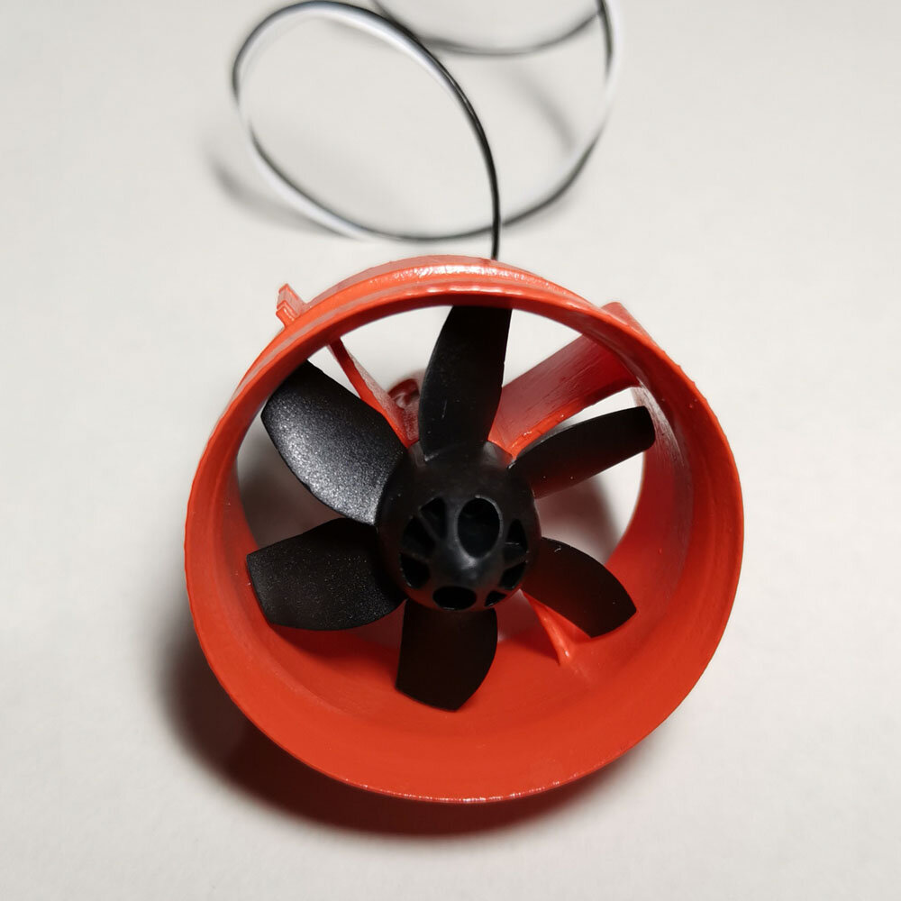 K30 30mm EDF Ducted Fan Unit with 8520 Coreless Brushed Motor for Mini RC Airplane Fixed-Wing
