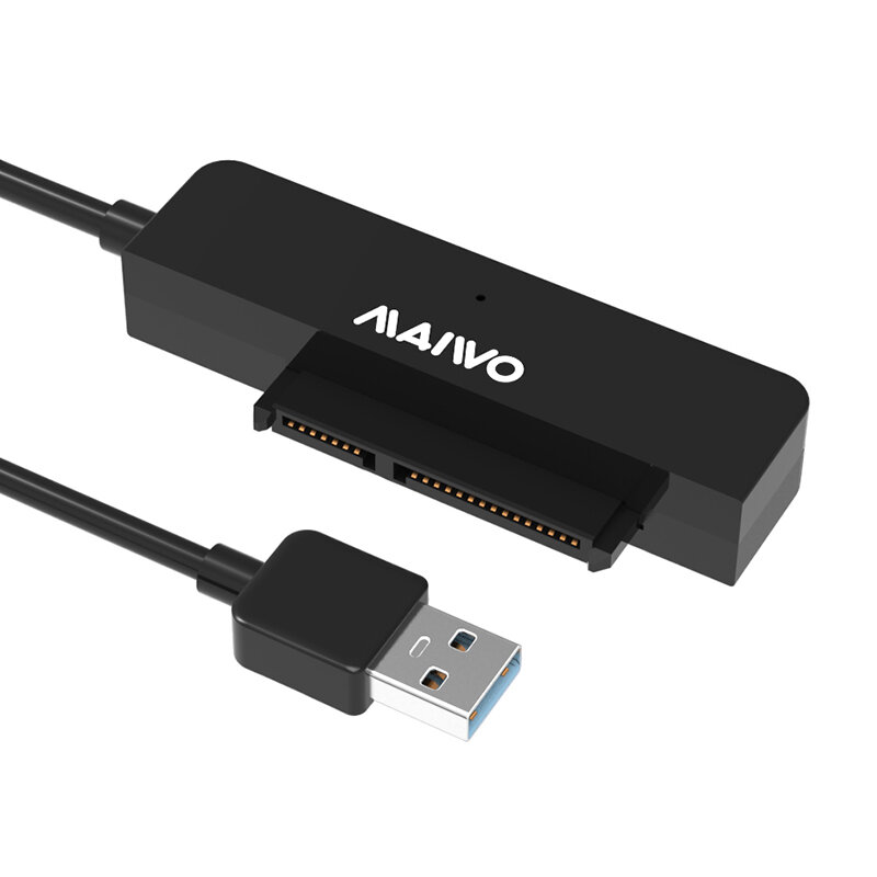 MAIVO 2.5 ” USB3.0-SATAアダプターハードドライブコンバーターサポート6TB（ノートブックHDD SSDツール無料）