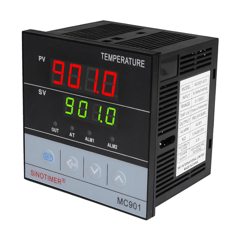 Temperaturregler MC901 Digitaler PID-Temperaturregelschalter Typ K PT100 Sensoreingangsrelais SSR-Ausgang 