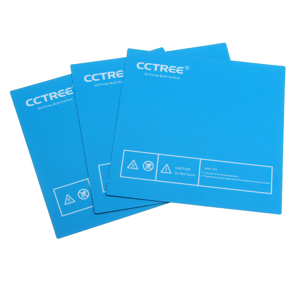 CCTREE® 235*235mm 3Pcs/Pack Blue Color Heated Bed Sticker For 3D Printer Reprap