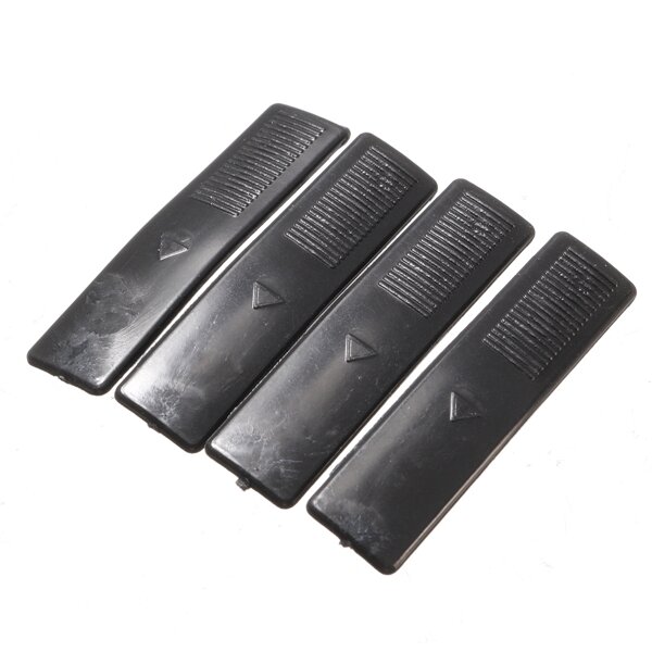 4 stuks dakspoorklem Rack Molding Cover vervanging zwart voor Mazda 2 3 5 6 CX7