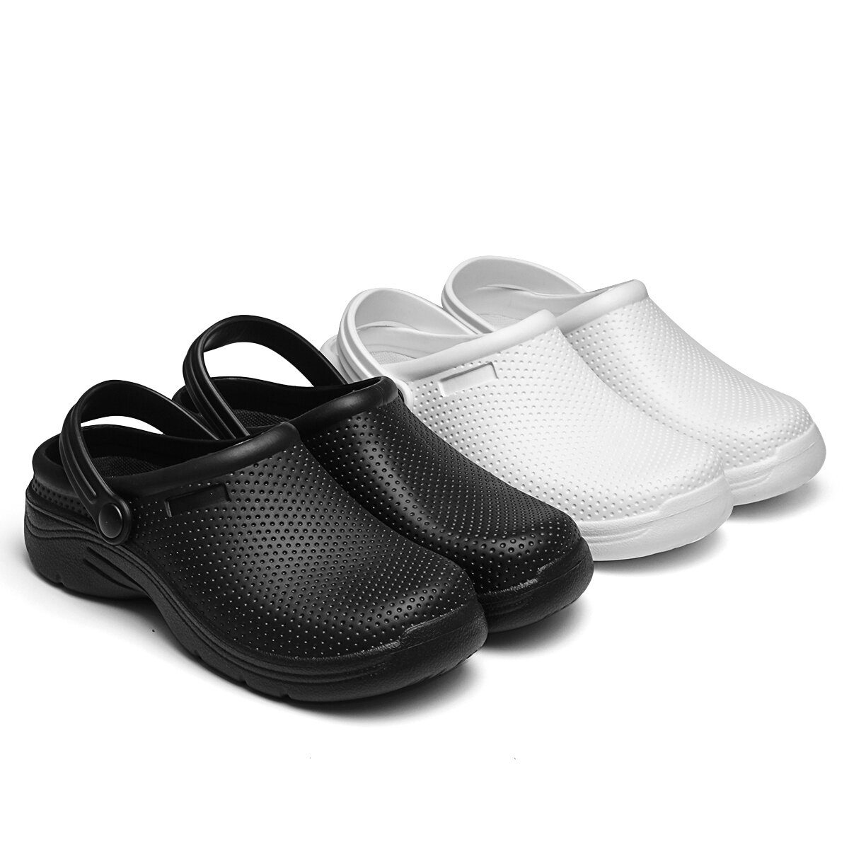 Sandálias de verão AtreGo EVA, sapatos de segurança à prova d'água e antiderrapantes para uso externo e interno na praia para mulheres e homens.