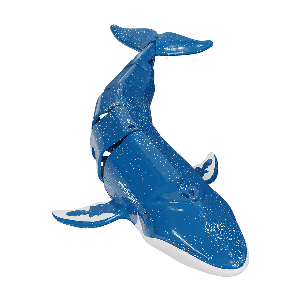 Imagen de Actualice los juguetes acuáticos de control remoto de la piscina, el barco de juguete de tiburón ballena RC, los juguete