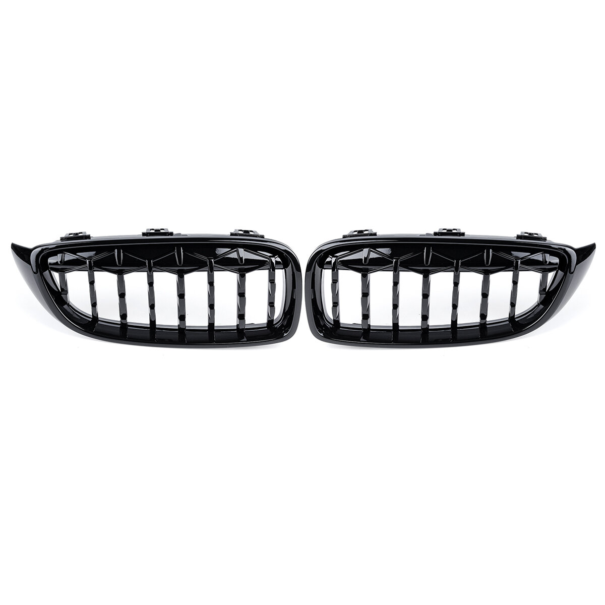 

Front Kidney Grill Grille Diamond Mesh Black For BMW M4 F32 F33 F82 F83