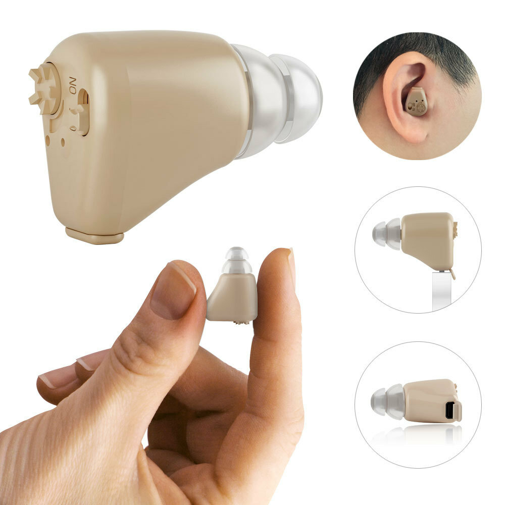

1PC Hearing Aid Sound Amplifier Headphone USBRechargeable Ear Hearing Machine Mini Hearing Aids