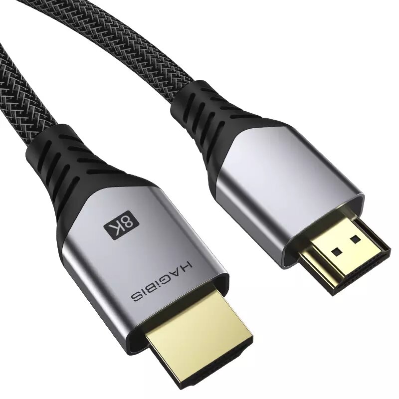 

HAGIBIS HDMI 2.1 Cable Video Cable 8K/60Hz 4K/120Hz 48Gbps High Speed Digital Cables for HDTVs PS5 Switch XBox Projector
