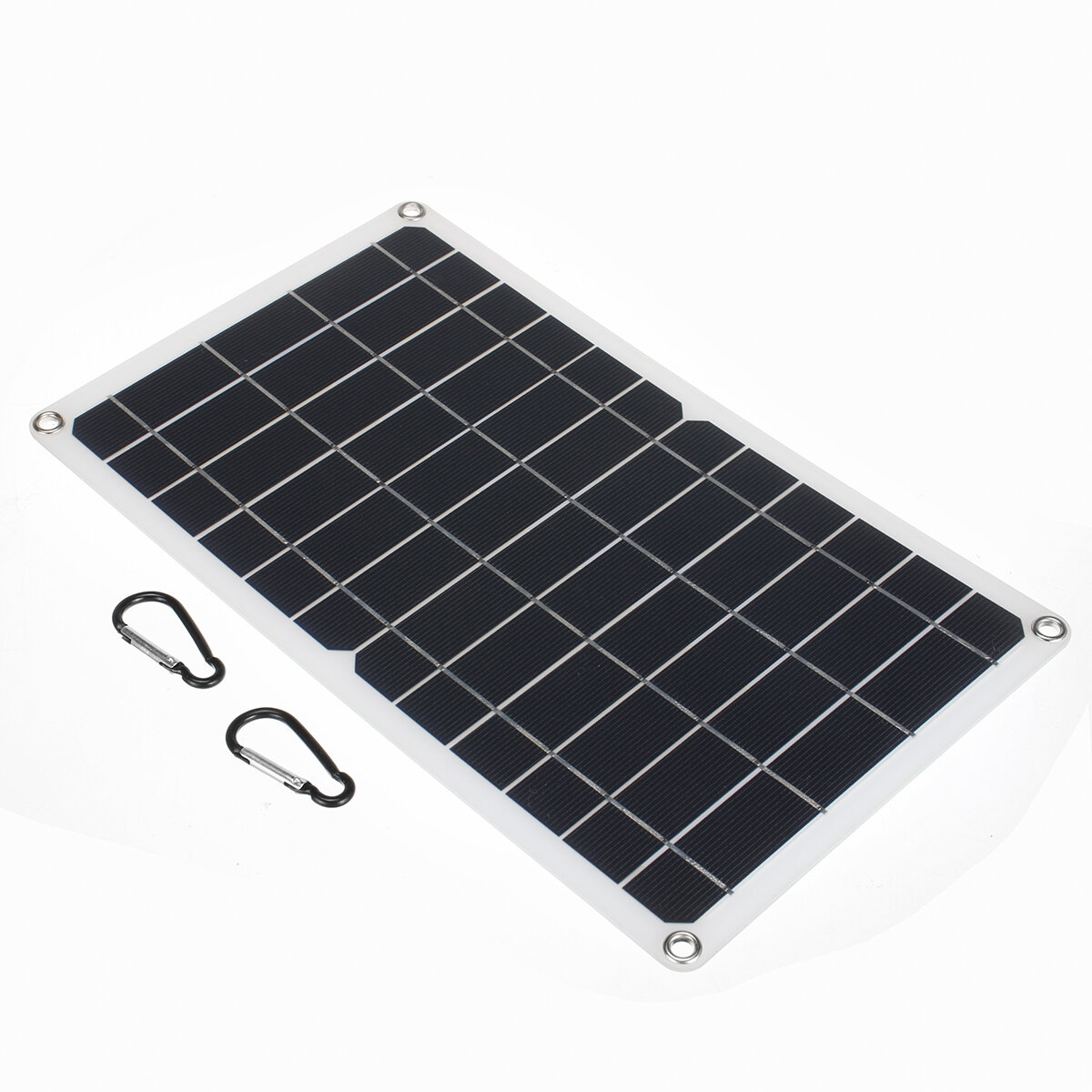 

10W Portable Solar Panel Kit DC USB Charger Kit Single Crystal Semi-flexible Solar Power Panel 2A Solar Controller