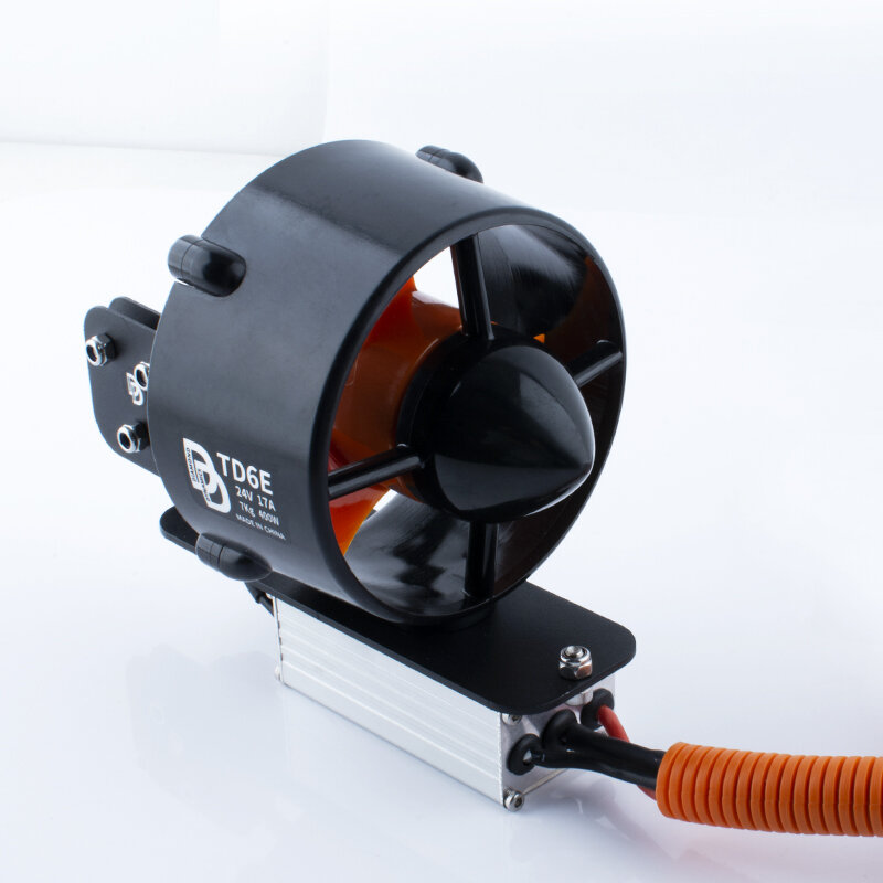 

TD6E 400W 24V RC Booster with ESC Underwater Thruster Electric Diving Boat Motor for Rubber Boat Surfboard