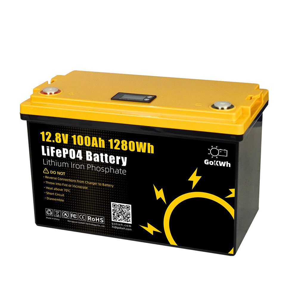 Akumulator Gokwh Solar Lithium ion Lifepo4 Battery 12V 100AH z EU za $339.99 / ~1353zł