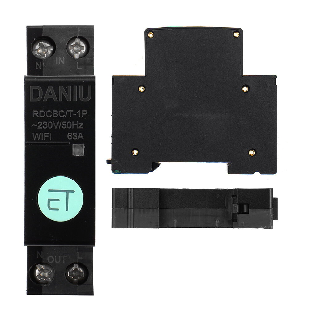 

DANIU 1P WIFI автоматический выключатель умный таймер реле переключатель голос Дистанционное Управление от Tuya APP Smar