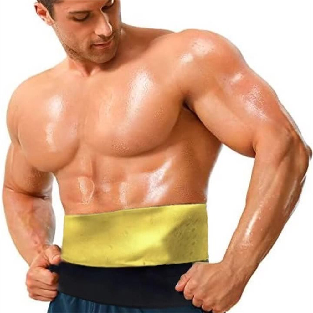 

Men's Abdominal Belt Heat-trapping Technology Burn Calories Comfortable Lightweight Waist Belt Belly Shapewear for Home