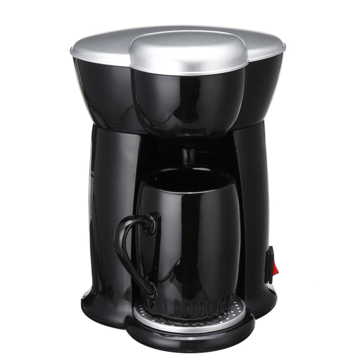 300ワットミニシングルカップドリップコーヒーマシンメーカー電気自動エスプレッソマシン