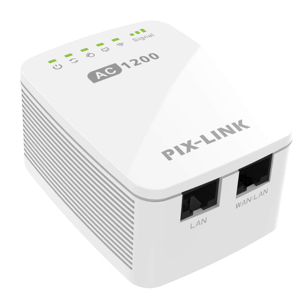 PIXLINK LV-AC11 1200M WiFi Repeater WiFi Range Extender Dual Band 5 GHz minirouters Booster Draadloo