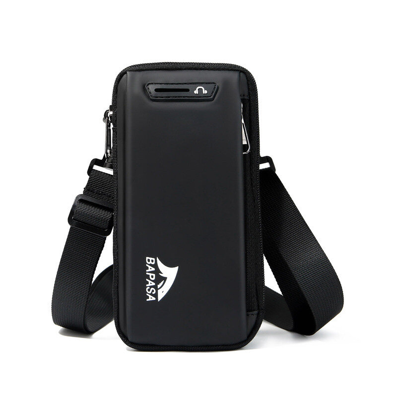 BAPASA  PU Lether Shoulder Bag MINI Portable Crossbody Bag Waist Bag Outdoor Camping Travel Phone Package
