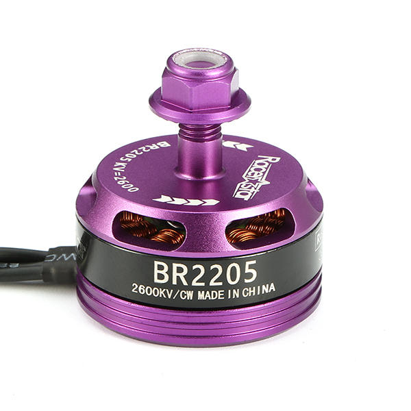

Racerstar Racing Edition 2205 BR2205 2600KV 2-4S Brushless Motor Purple For 220 250 280 RC Drone FPV Racing