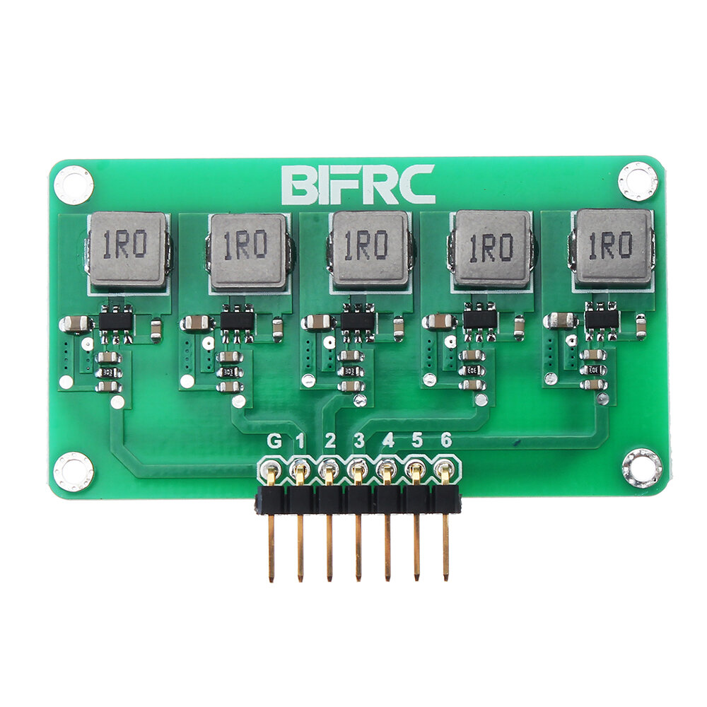 BIFRC 1.5A High Current Balance Module Lipo Battery Active Equalizer Board 2-6S Energy Transfer Equalization PCB Circuit
