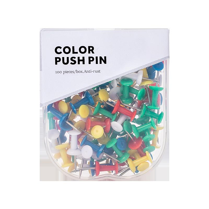 Jordan & Judy JJ-YD0026 Épingles à linge colorées Clips pour reliure en métal Punaises en métal Dessin de carte Punaises
