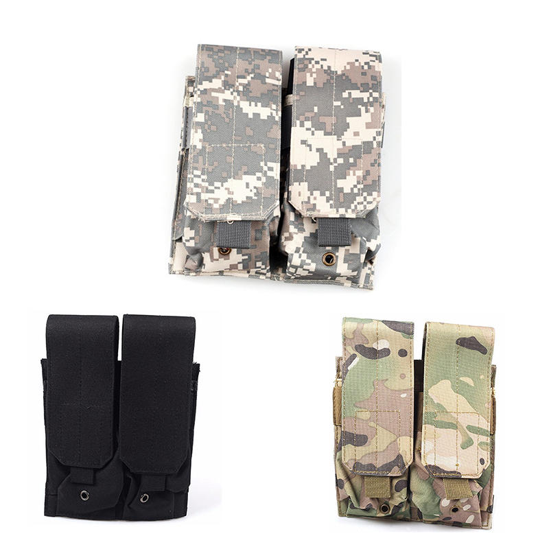 Nylon Tactical Molle Double Magazine Pouch Cartridge Clip Pouch For M4/M16 Hunting Gun Accessories