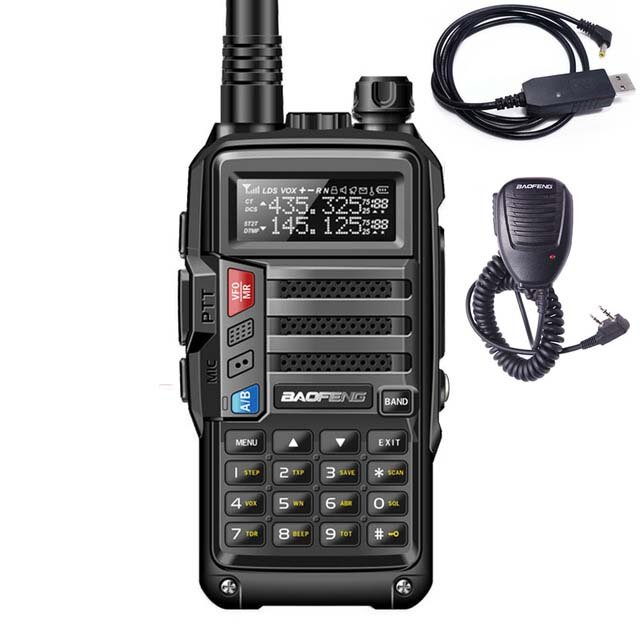 Baofeng BF-X9 8W 7800mAh Krachtige Walkie Talkie CB-radio Transceiver 220-260Mhz Draagbare radio 10k