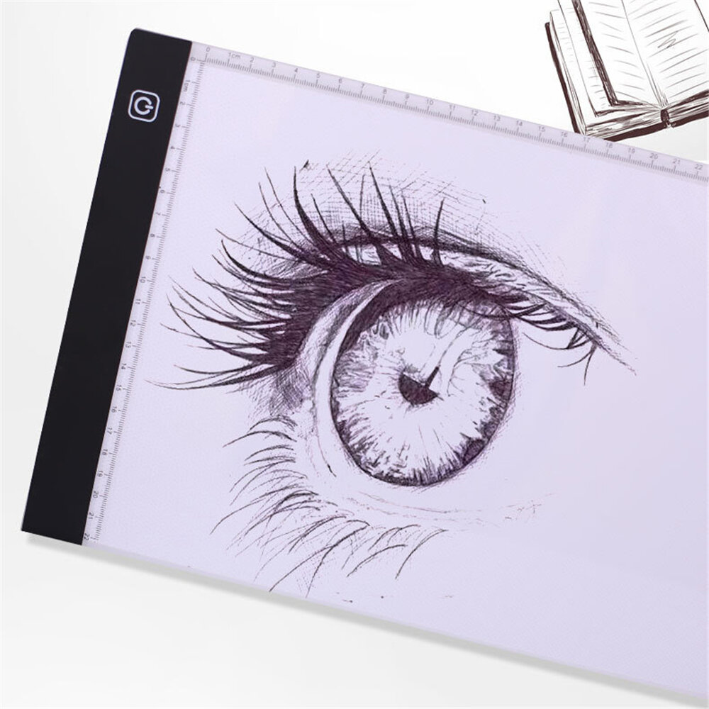 

JSW A3 LED Drawing Art Copy Pad Tablet with Scale USB Dimming Painting Board Sketching LED Light Pad Educational Gifts F