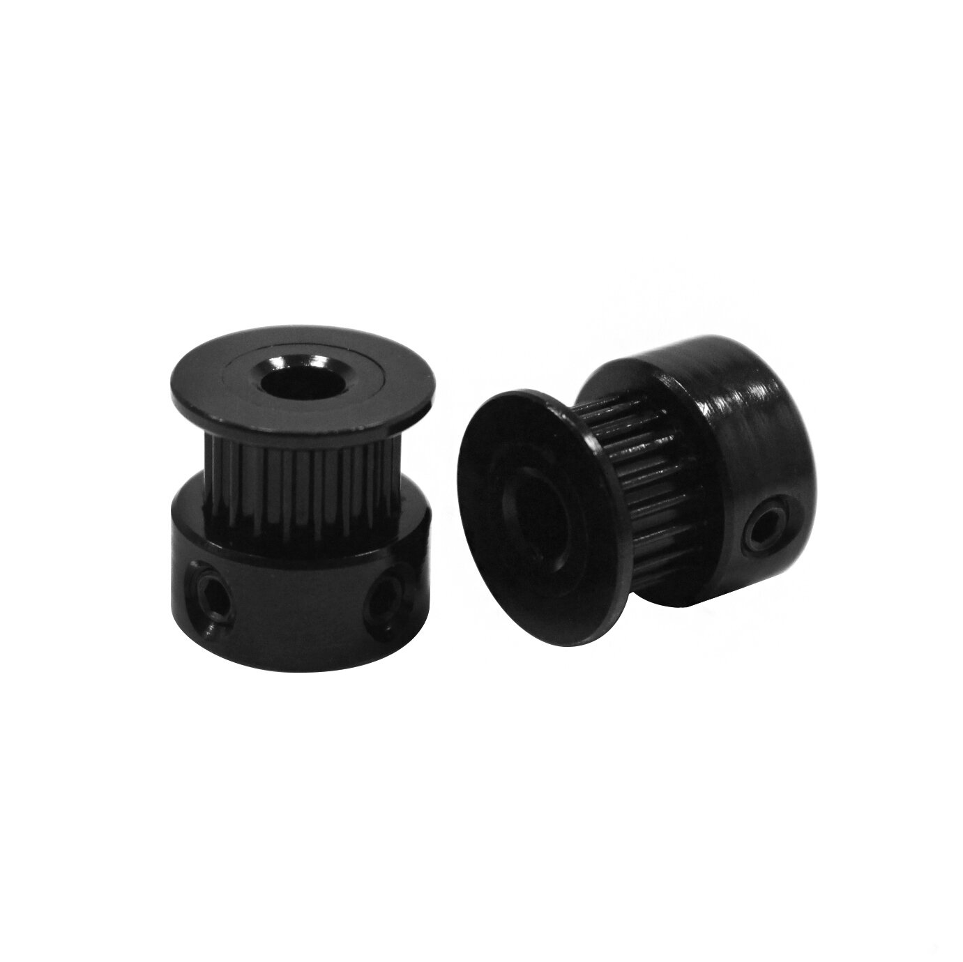 

TWO TREES® GT2 Timing Pulley Black Bore 5mm 6.35mm 8mm for Width 6mm GT2 synchronous belt 2GT Belt 20teeth pulley
