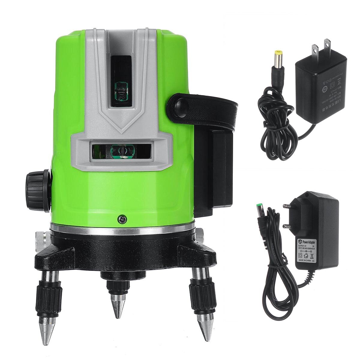 3D 5 Lines Green Laser Level Self-Leveling 360? Rotary Cross Measuring Tool