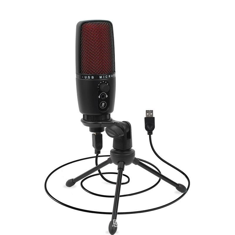 Bakeey ME3 Condenser Studio Microphone Studio Stereo Recording with Volume Control Real Silent Key L