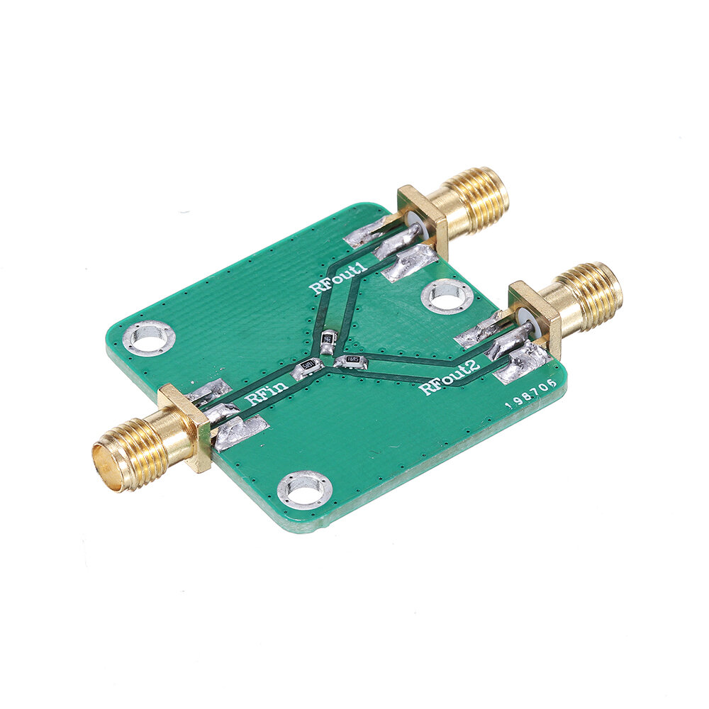 

3pcs RF Power Splitter RF Microwave Resistance Power Divider Splitter 1 to 2 Combiner SMA DC-5GHz Radio Frequency Divide