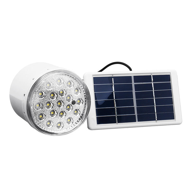 6V 1W hordozható napelemes tápellátású LED-es izzó vészvilágítás kültéri kemping sátras lámpa