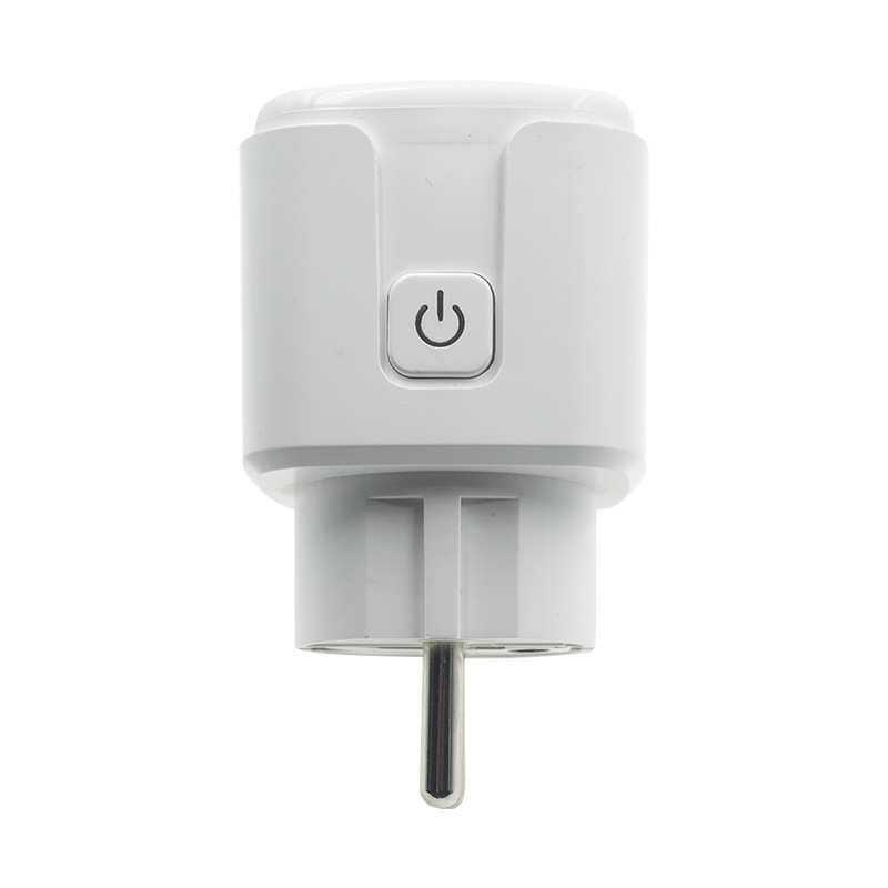 Tuya 16A EU Smart Socket WiFi Smart Plug Met Power Monitoring Timing Functie Spraakbesturing Via Ale
