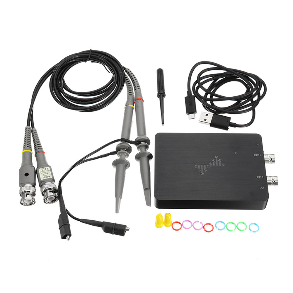 Portable DSCope Oscilloscope 50M Bandwidth 200M sampling 2CH USB power 