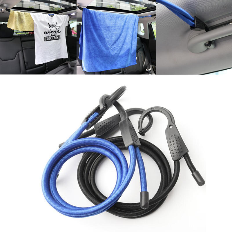 IPRee Elastisches Bungee-Schockband für Camping mit Kunststoffhaken für Auto-Gepäck, Zelt, Kajakseil.