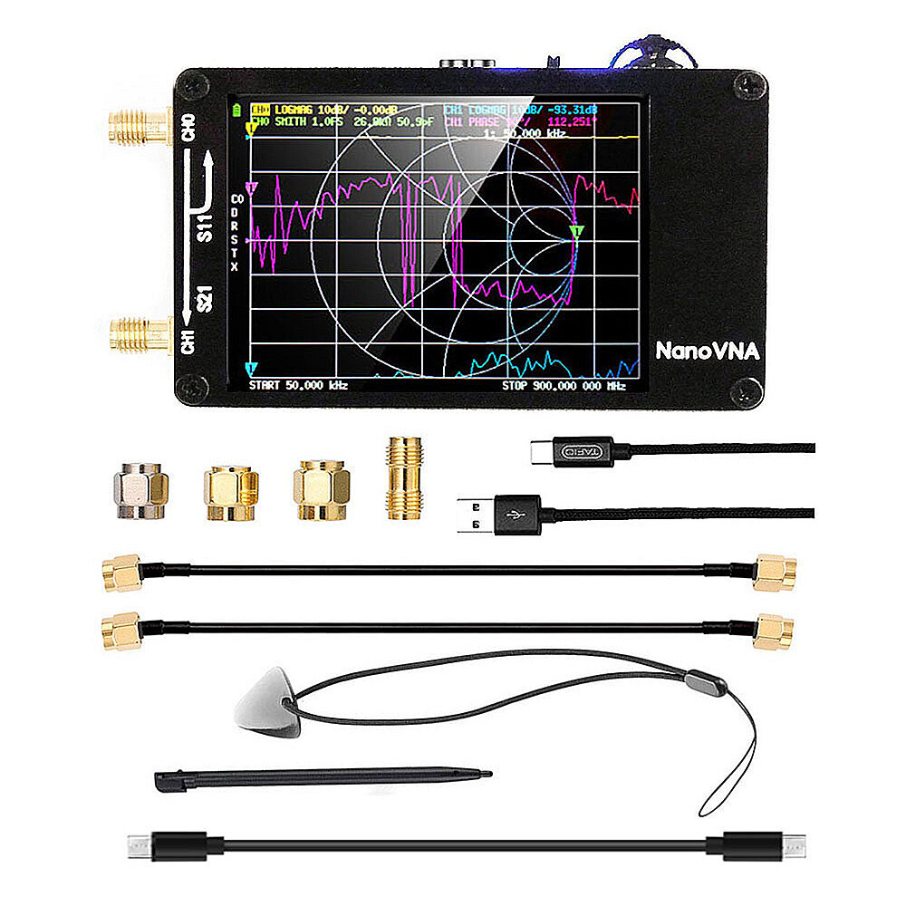 

NanoVNA-PCB Vector Network Антенна Анализатор 50 кГц-1,5 ГГц MF HF VHF UHF со слотом для чтения карт памяти SD