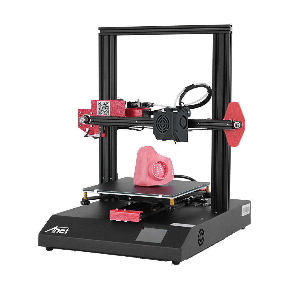 

3D-принтер Anet® ET4 Набор Размер печати 220 * 220 * 250 мм с 2,8-дюймовым сенсорным экраном Поддержка обнаружения нити