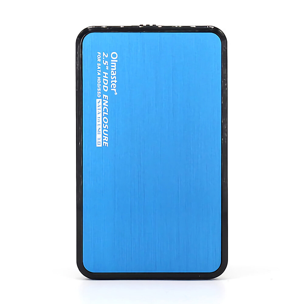 

OImaster 2.5inch USB3.0 to SATA HDD SSD External Hard Drive Enclosure 5Gbps Portable Hard Disk Case for 7.0-12.5mm Hard