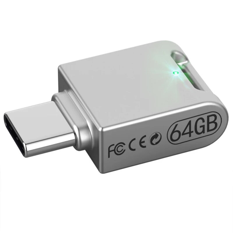 

ЮТАЙ C12 64GB Тип-C и USB3.0 Flash накопитель OTG USB-C Ручка накопитель для телефона, планшета, ноутбука