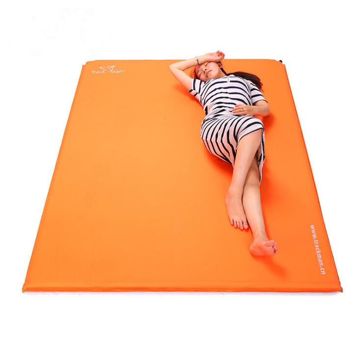 Trackman TM2206 Self-Inflating Outdoor Air Mattresses Moisture-proof Camping Sleeping Pad Orange