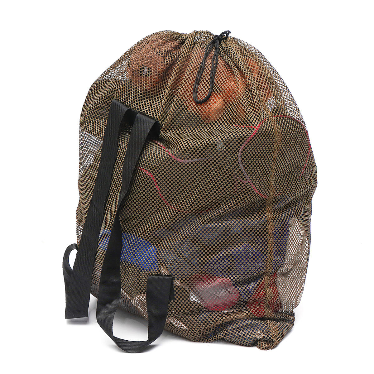 1L al aire libre Tactical Mesh Net Mochila de hombro cámping Caza señuelo Bolsa bolsa de almacenamiento