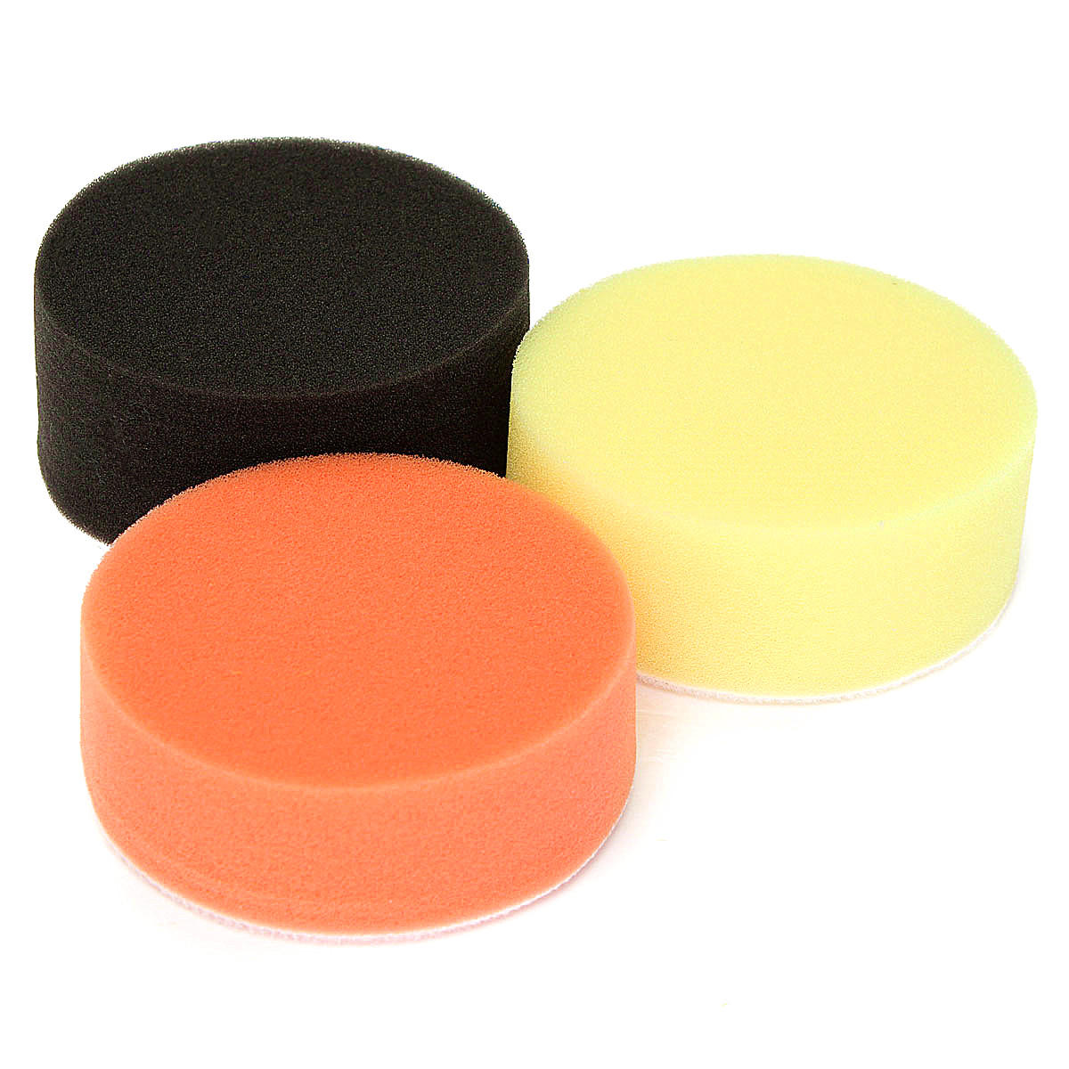 

3pc 3 Inch Round Polishing Pads Waxing Foam Sponge Cleaning Polishing Pad