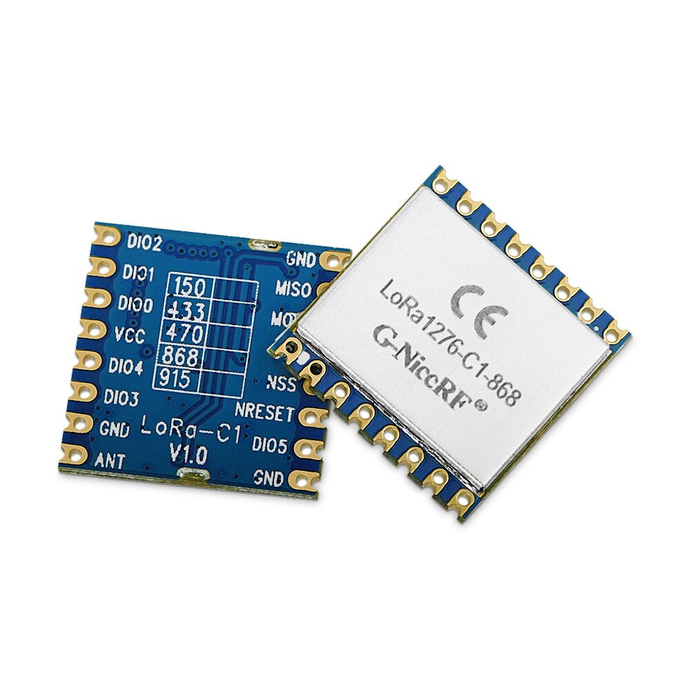 2PCS LoRa1276 100mW SX1276 Chip 868MHz 915MHz RF Draadloze LoRa-module Transceiver Draadloze module