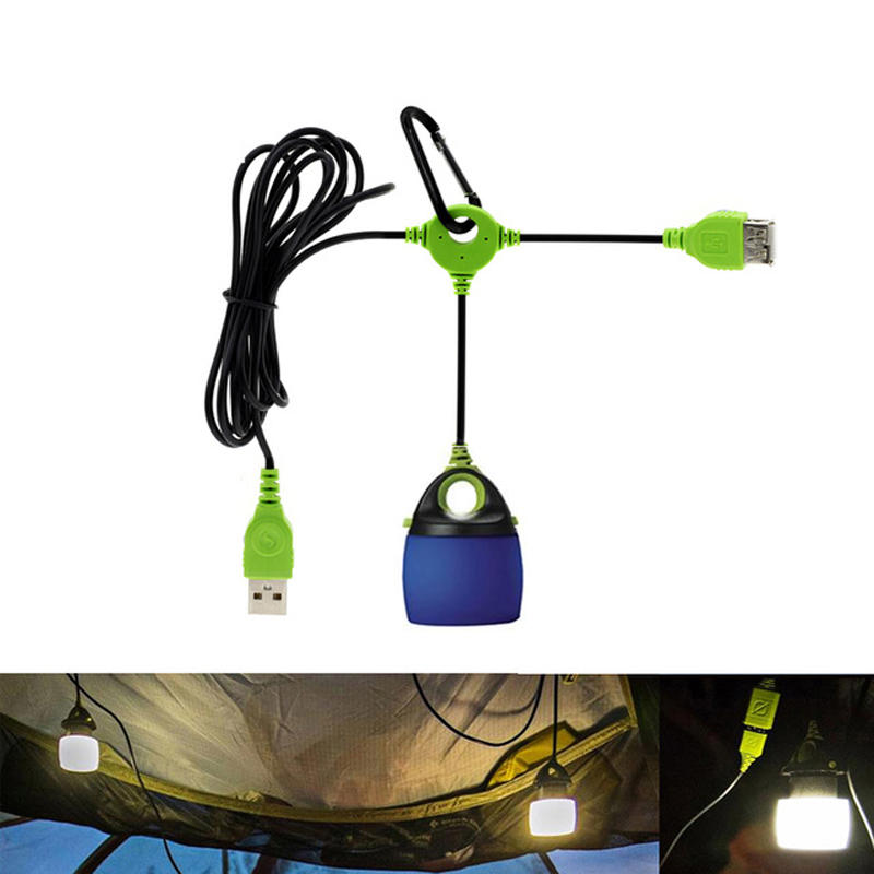 IPRee® LED 200LM Portable Mini Tent Night Lamp Outdoor Waterproof Camping Light Chainable USB Light