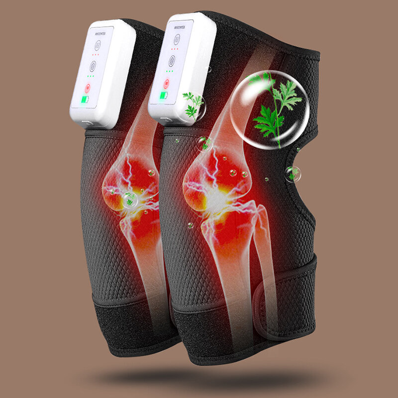 Smart Touch Control Hot Compress Knie Massager Draagbare Drie-snelheden Temperatuuraanpassing Knie M